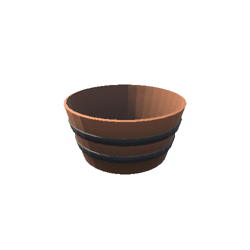 Med Light Wooden Bucket